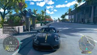 Driving an Porsche 911 Carrera 4s timeless edition in the game the crew motorfest [upl. by Alyworth]