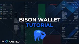 Bison Wallet Tutorial Trustless AtomicSwap Trading [upl. by Airdua]