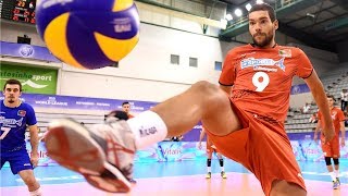 TOP 20 Legendary Volleyball Saves Of All Time HD [upl. by Enatan]