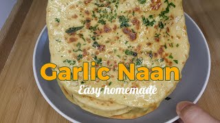 Naan Bread Recipe  Garlic Naan Bread Recipe  How to Make Naan Bread [upl. by Eilahtan]