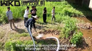 gold panning boat how to extract gold in the river [upl. by Dlanigger224]