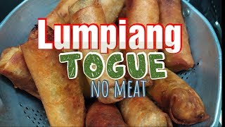 Lumpiang Togue Recipe Lutong Pinoy [upl. by Beverlee]