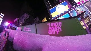 Road To Sochi Shredding Times Square [upl. by Ronyar377]