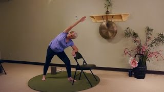 1 Hr Creative Yoga Sequences and Stretches with Melanie Starr Chair Yoga Teacher [upl. by Kutzer]