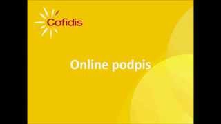 Online podpis Cofidis  video návod [upl. by Ylirama551]