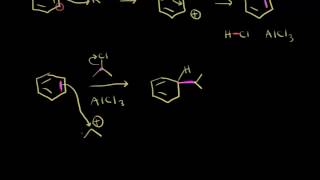 FriedelCrafts alkylation  Aromatic Compounds  Organic chemistry  Khan Academy [upl. by Lesh]