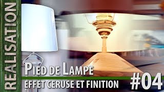 Finition cérusée et Edison bulb pour la lampe [upl. by Lertnahs]