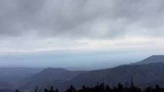 360° View  Clingmans Dome  Great Smoky Mountains [upl. by Darsie]