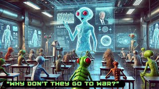 quotHumans Avoid War Out Of Compassionquot – The Alien Students Were In Shock  Short SciFi Stories  HFY [upl. by Salot]