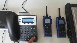 Private call from SIP phone to Hytera Digital Radios [upl. by Thissa]