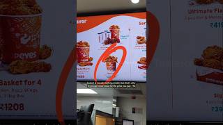 Secret Behind KFC  Popeyes Super Saver Deals foodreview kfc popeyes  Did You Know foodreview [upl. by Rimisac]