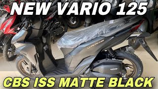 NEW VARIO 125 CBS ISS MATTE BLACK 2024 LEBIH ELEGAN DARI SEBELUMNYA 🔥🔥 [upl. by Aynam599]