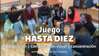 Juego 𝗛𝗔𝗦𝗧𝗔 𝗗𝗜𝗘𝗭 Trabajo en Equipo  Comunicación  Dinámica de Grupo  Campamento [upl. by Cirde]