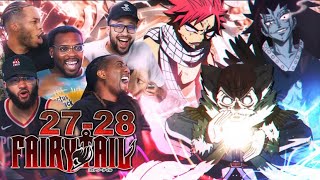 NATSU vs GAJEEL amp FAIRY LAW Fairy Tail Ep 27 amp 28 Reaction [upl. by Seditsira]