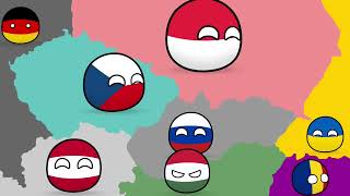 Countryballs History of Czech and Slovakia [upl. by Enrev]