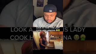 She cooked lasagna in a dishwasher 😭 shorts reaction [upl. by Eenad]