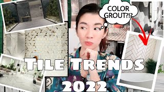 9 Tile Trends in 2022  Lifestyle  Luxury Look  Designer [upl. by Amersham817]