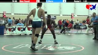 Shon Powell vs Tj Ohara at 2013 FILA Cadet Nationals  FS [upl. by Particia293]