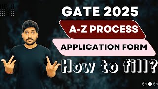 GATE 2025 Form Fill Up  How To Fill GATE 2025 Application Form in telugu  Step By Step in telugu [upl. by Brosine290]