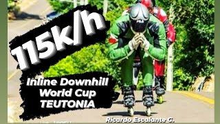 115kh Inline Downhill World Cup TEUTONIA BRASIL Ricardo Escalante G Professional Skater [upl. by Luben]