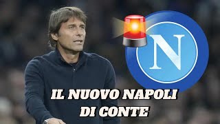 Come Sarebbe il Nuovo Napoli di Conte💙⚽football napoli seriea [upl. by Tavey]