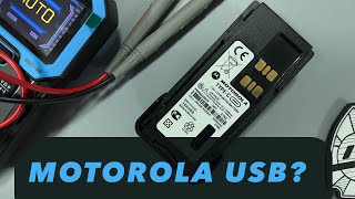 Аккумулятор для Motorola DP4000 с USB портом Проверка параметров и разборка [upl. by Tavish]