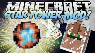 Minecraft  STAR POWER MOD Create Your Own STARS  Mod Showcase [upl. by Tab]