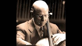 Pablo Casals  Bach  Cello Suite No3 CDur 5Bourree 1 amp 2 6Gigue 1936 [upl. by Derwood]