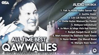 All Time Best Qawwalies  Audio Jukebox  Nusrat Fateh Ali Khan  Complete Qawwalies  OSA Worldwide [upl. by Ella]