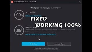 How to Fix Nox Player Stuck at 99 on Starting in Windows 1087 100 Working [upl. by Nonnah]