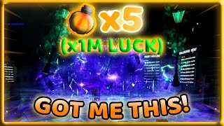 I USED X5 BLOOD DREAM POTIONS X1M LUCK IN THE SOLS RNG HALLOWEEN EVENT [upl. by Diarmuid]