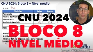 CNU 2024 Bloco 8 análise e dicas de estudo [upl. by Charbonnier]