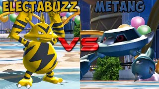 Pokemon battle revolution  Electabuzz vs Metang [upl. by Thrift]