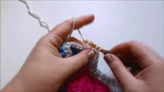 Crochet Moss Stitch Border [upl. by Aihselef165]