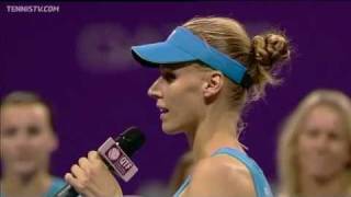 Dementieva retirement speech [upl. by Meldoh]