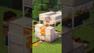 Easy Automatic Chicken Farm 121 Minecraft [upl. by Yesnnyl]