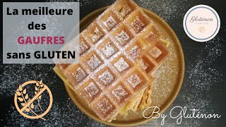 GAUFRES sans gluten  recette ORIGINALE et moelleuse  by Gluténon [upl. by Jenette]