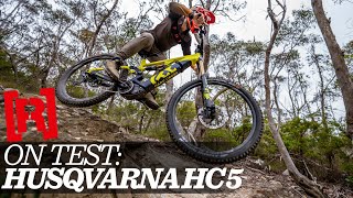 Test riding the Husqvarna HC 5 eMountain Bike  First Impressions [upl. by Eceinahs8]