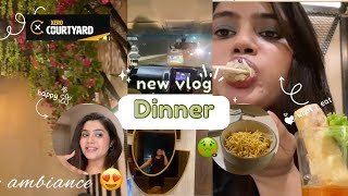 Xero Courtyard Greater Noida  Dinner Vlog  Dining Experience [upl. by Aneloaup]