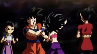 Goku met Caulifla and Kale for the first time  Episode 96 Super Dragon Ball [upl. by Baten]