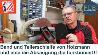 Holzmann Band und Tellerschleifmaschine BT1220TOP [upl. by Anissa]