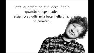 Ed Sheeran Afire Love Traduzione [upl. by Appel]