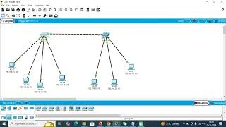 Step By Step VLAN Trunk and InterVlan Routing Configuration Part 1 [upl. by Lorollas]