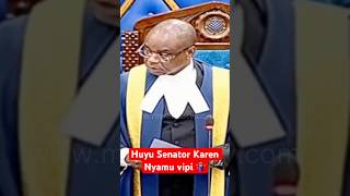 Huyu Senator Karen Nyamu Vipi Usikivu wake uko wapi 🤷🏽‍♀️ [upl. by Larkins]