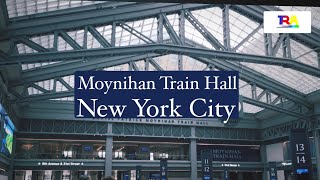 Brandnew Moynihan Train Hall at Penn Station in New York City [upl. by Lauzon904]