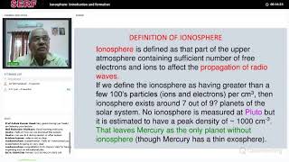 Web 9 1 Ionosphere Introduction and formation [upl. by Philine796]