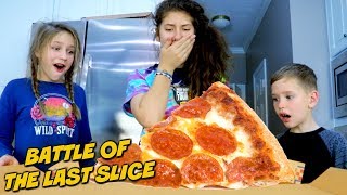 Battle of The Last Slice of Pizza SuperHeroKids in Real Life Funny Comic Adventure [upl. by Gertrudis]