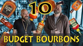 Top 10 Budgetish Bourbons according to whiskey lovers [upl. by Nauqed268]