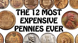 The 12 Most Expensive Pennies In US History [upl. by Eceinart685]