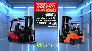 Promocja  Wózki widłowe Manitou oraz Toyota [upl. by Karilla394]